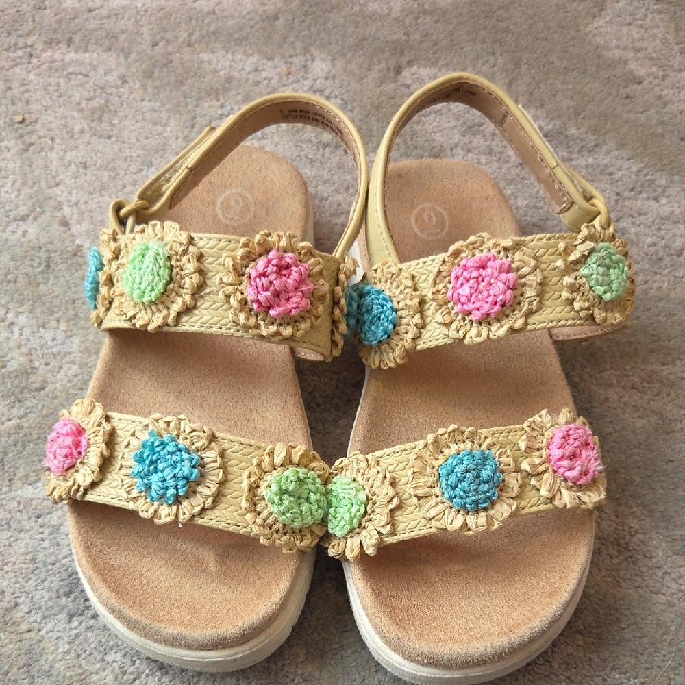 Colorful Crochet Sandals